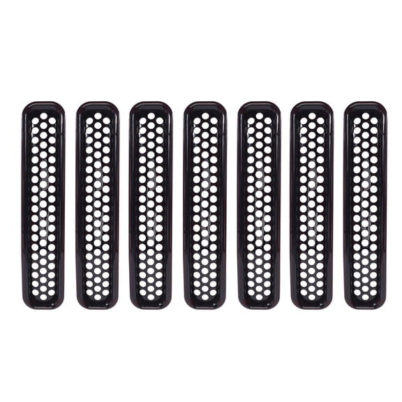 Honeycomb Mesh Front Grill Inserts Kit for 1997-2006 TJ & Unlimited - (7PCS)