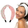 thumbnail image 2 of Unique Bargains 1 Pc Elegant Crossed Headbands for Women Pink, 2 of 6