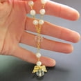 thumbnail image 2 of 24 Pcs Mini Rosary baptism Favors with Angels for Boy and Girl Recuerdos de Bautizo Finger Rosaries Gold Plated/ ChristeningParty Gift for Guest JA380gold-wht, 2 of 4