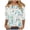 Multicolor, variant on Enjoytime Blouses for Women Dressy Casual Lightweight Soft Versatile Dressy Blouses Heart Printed 3/4 Sleeve Fashion Trendy Tops Womens Summer Tops