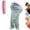 A4 Blue, variant on Big Mouth Monster Onesie Adult Soft Plush Loungewear Cozy Long Sleeves Funny Plush Buttery Soft Pajamas for Women Men Fleece Pjs Ghost With Large Comb Prop (No Shoes Included)Green