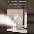 thumbnail image 1 of Four Speed Sprays Fan with Charging Capability, Mini Fan with Pedestal Clip, Suitable for Home and  Use, Compact,A, 1 of 8