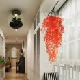 thumbnail image 1 of Plantas artificiales de campanas doradas para colgar en la pared, 75 cm | Enredaderas colgantes de plástico naranja para Halloween, Acción de Gracias, decoración interior y exterior | Guirnalda, 1 of 7