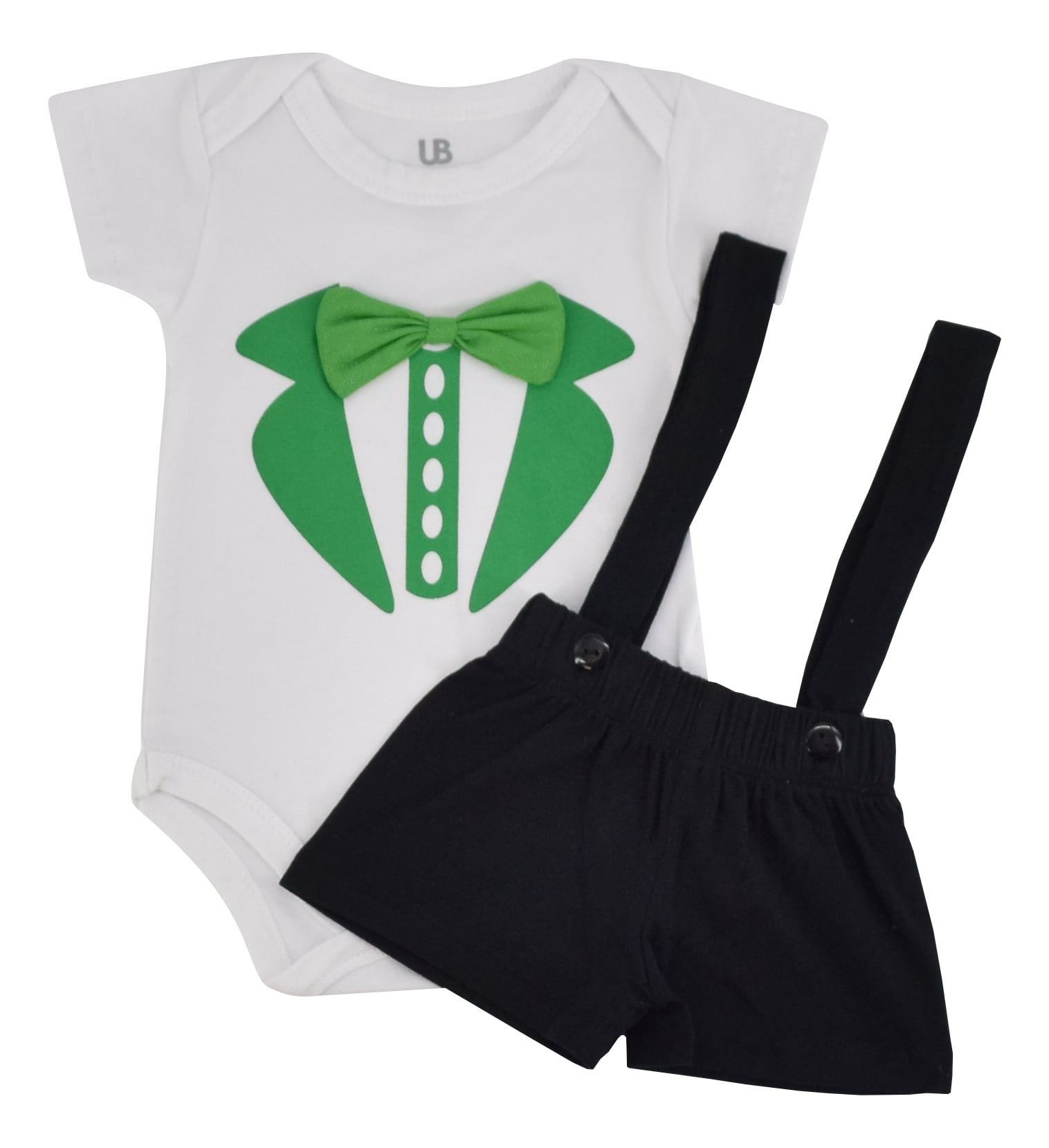 green newborn onesie