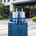 thumbnail image 4 of Adjustable Luggage Straps – Elastic Bungee Connector for Suitcase, 25.2" x 2.4", Travel Essential, Blue, 4 of 5