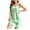 Green, variant on Women's Casual Sleeveless Round-Neck Summer Halter Dress HomeWear Slip Short Sleeshirts