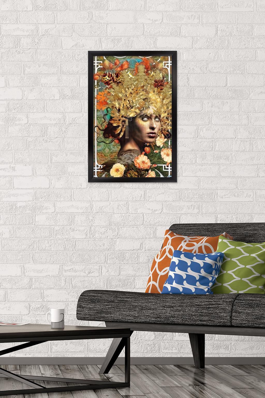 Jena DellaGrottaglia: Cosmic Zodiac - Virgo Wall Poster, 14.725" x 22.375" Framed