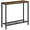 Rustic Brown and Black, variant on 29.5" Narrow Console Table, Small Entryway Table with Shelf, 2 Tier Thin Sofa Table, Behind Couch Table, Side Table, for Hallway, Living Room, Bedroom, Black BB74XG01