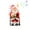 Red-1C-clearacne, variant on OEFNTAC Decorations Santa Claus Figure Tabletop Christmas Decoration Child Toy Gift Playing Guitar Violin Saxophone Sunglasses Battery Operated 11.22x4.92x4.33in