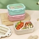 thumbnail image 4 of Fiambrera Bento estilo japonés para comidas,apta para microondas,con tenedor y cuchara.Ideal para preparar comidas en la escuela,la oficina o el hogar., 4 of 9
