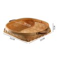 thumbnail image 4 of de almacenamiento Organizador Almacenamiento Bandeja de servicio Estantes de despensa Hogar salón para alimentos Bebidas , Redondo 31cmx31cmx7cm Macarena Bandeja de almacenamiento, 4 of 4