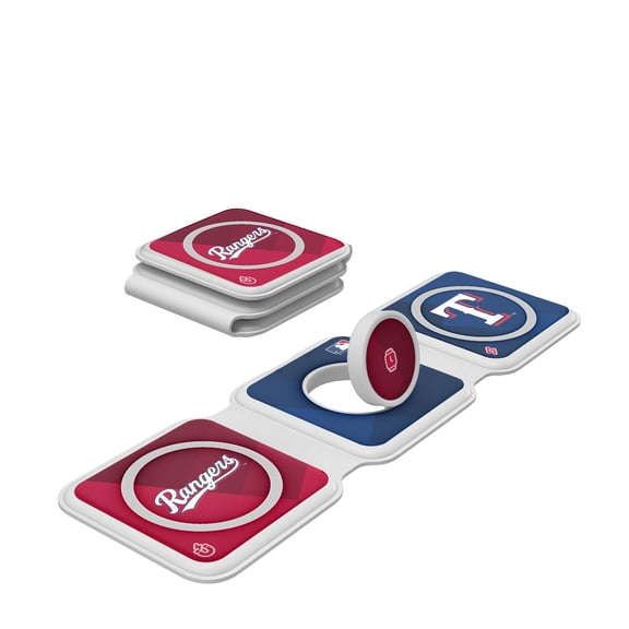 Keyscaper Texas Rangers 3-in-1 Foldable Charger