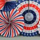 thumbnail image 2 of unbranded 6Ud Abanicos De Decorativos En Estilo Us Flag Para Colgar En Fiestas Y Eventos, 2 of 6