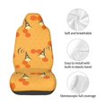 thumbnail image 4 of Yiaed Honeycomb Print Car Seat Covers,Universal Auto Seats Protector Fits for Car,SUV Sedan,Truck,Automotive Seat Covers & Accessories, 4 of 5