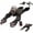 #A, variant on Halloween Spooky Climbing Ghost Crawling Zombie Decor, PP Red LED Sound Motion Animatronic, Prop for Haunted House Party(RL)