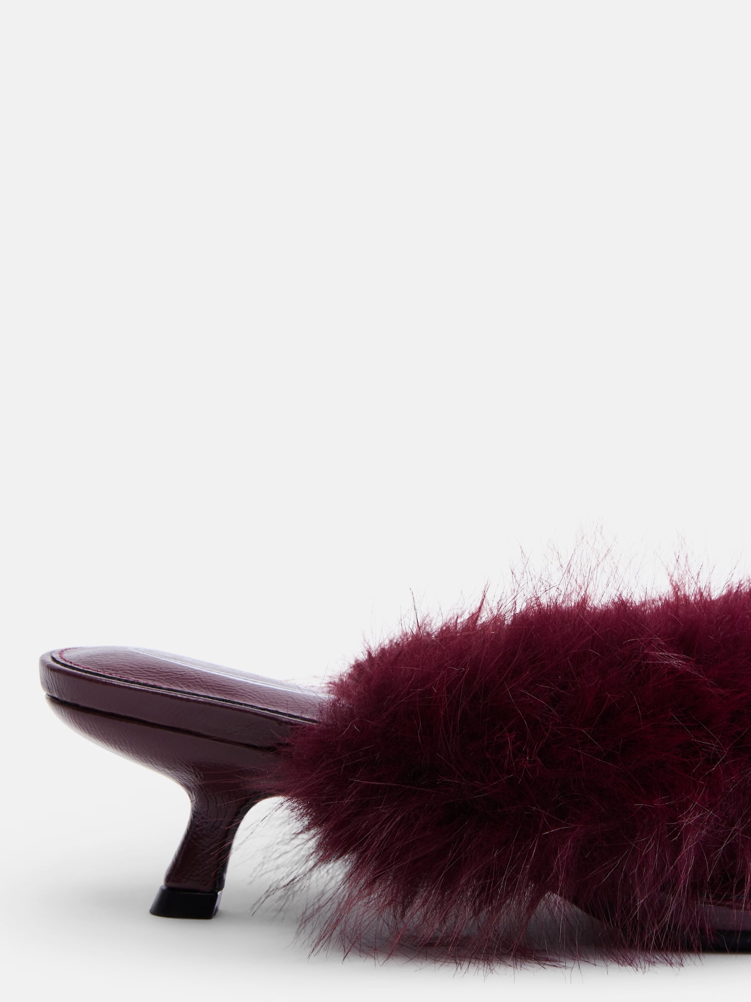 Scoop Women's Faux Fur Kitten Heels