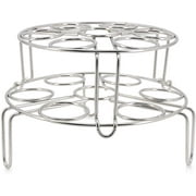 Egg Steamer Rack Trivet for Instant Pot Accessories 5 Qt, 6 Qt, 8 Qt Pressure Cooker 2 Pack Stackable 304 Stainless Steel Multipurpose Cooling Rack,Cooking