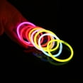thumbnail image 3 of 50/100 Uds. Pulseras luminosas de neón de larga duración a granel, suministros para fiestas, juguete para niños Hugtrwg Para estrenar, 3 of 9