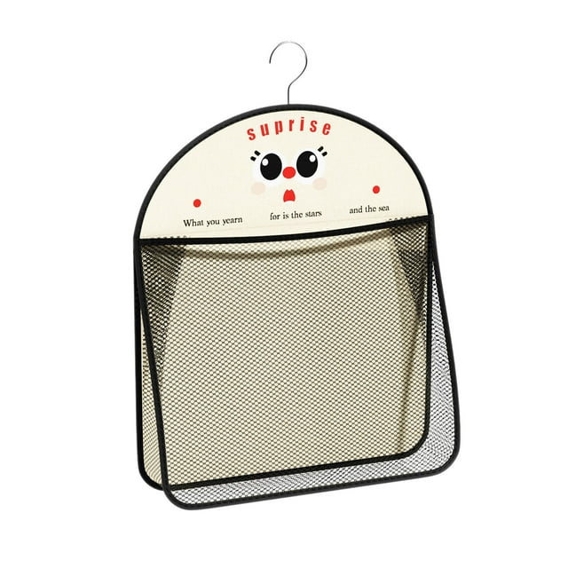Rbaofujie Makeup Storage Multi-Functional Door Storage Hanging Bag Wardrobe Underwear Hanging Underwear Bags Clutter Storage Mesh Pocket Home Storage