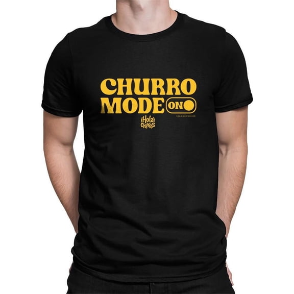 Churro Mode On Bold Retro Design Men's T-shirt