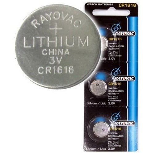 Rayovac CR1616 3 Volt Lithium Coin Battery 3 Pack + 30 Off