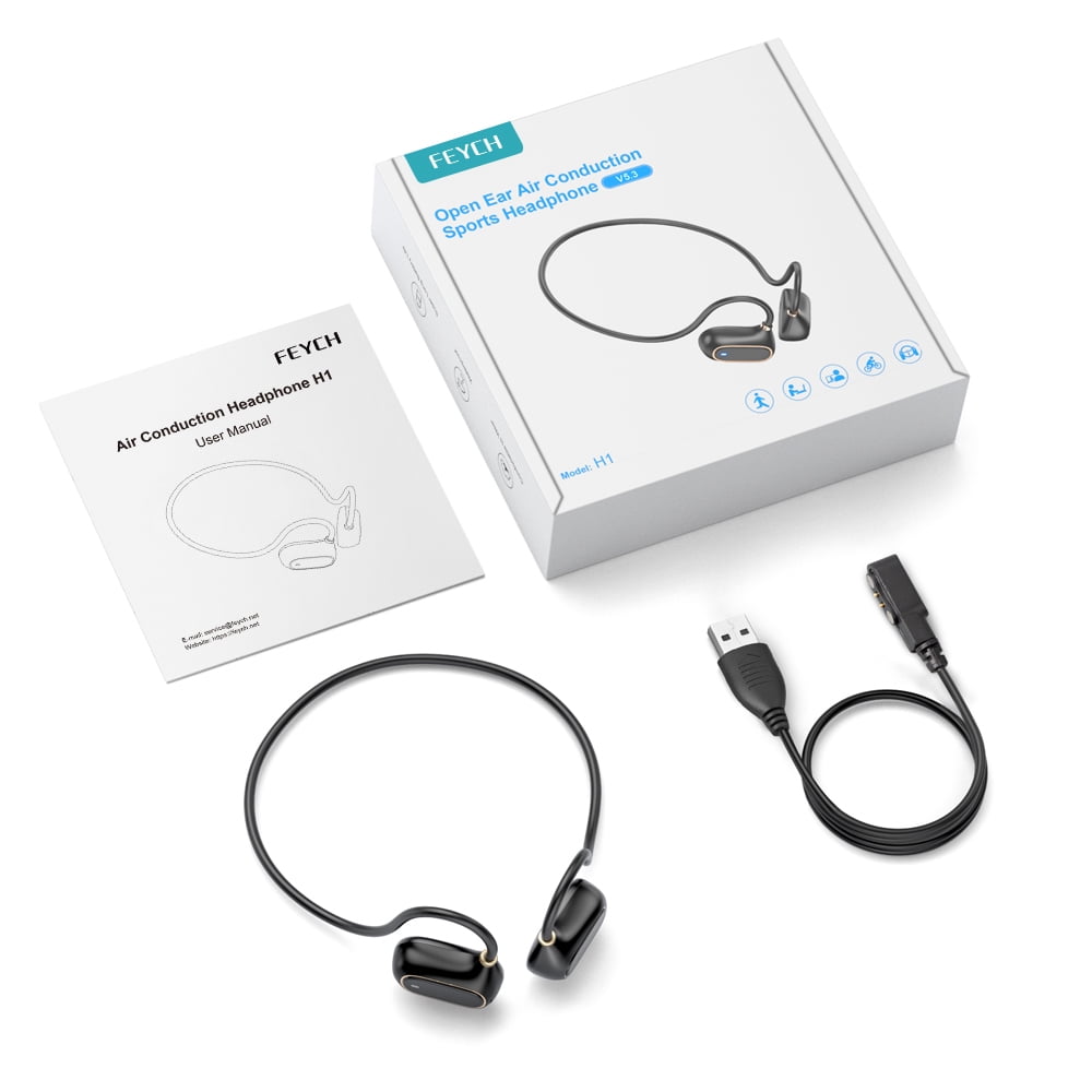 New Bee Open-ear Air Conduction Bluetooth Wireless Lightweight Sports Headset for Running, Cycling