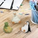 thumbnail image 1 of Adorno de escritorio de animales divertidos, minifiguras de tortugas, pingüinos y patos perezosos, regalo para amigos, familiares y colegas., 1 of 9
