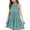 #A16-Turquoise, variant on Abcomgle Girls Summer Dress Size 14-16 Casual Halter Neck Sleeveless Midi Dress Plaid A-line Sundresses Basic Swing Dresses 11-12 Years,Deep Red