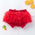 thumbnail image 4 of piuwrlz Shorts for Children's Boys Girls Bread Pants Single Piece Short Trousers Red Size 12-24 Months, 4 of 8