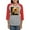 Heather/Red, variant on CafePress - Sunflower Long Sleeve T Shirt - Womens Baseball Tee