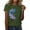 Dark Green, variant on Summer Tops for Women Loose Work Tops Women T Shirts Casual Space Short Athletic for Loose Fit Womens Summer T Shirt Casual Work Shirts Thin Shirt Fit Mom White XL
