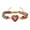 Red, variant on I Love You Forever Jasper Heart Bracelet