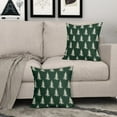 thumbnail image 3 of Christmas Tree Pillow Covers 18x18 Set of 2 Red Xmas Rustic Style Winter Print Decorative Outdoor Pillowcases Farmhouse Vintage Holiday Decorations Throw Cushion Case Decor for Couch Sofa Bed, 3 of 6