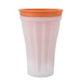 thumbnail image 3 of Slushie Maker Cup Quick Frozen 150ml Large Capacity Drink Making with Cover for Summer Orange, 3 of 5