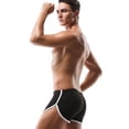 thumbnail image 4 of Men's Boxer Briefs Groomsmen Underwear Men Fashion Briefs My Package Men's Underwear Large Wading Cellblock Men Bulk Comfortable Mens Separating Black XL, 4 of 5