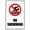 Warning Sign 2, variant on No Swimming Sign - 8"x12" Aluminum UV Printed Metal Sign, 4 Pre-Drilled Holes for Home Pool Club Hotel Outdoor Water Area