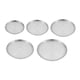 thumbnail image 1 of Platos de cena reutilizables redondos de Metal con placa de acero inoxidable de 5 uds para acampar al aire libre en casa, 1 of 5