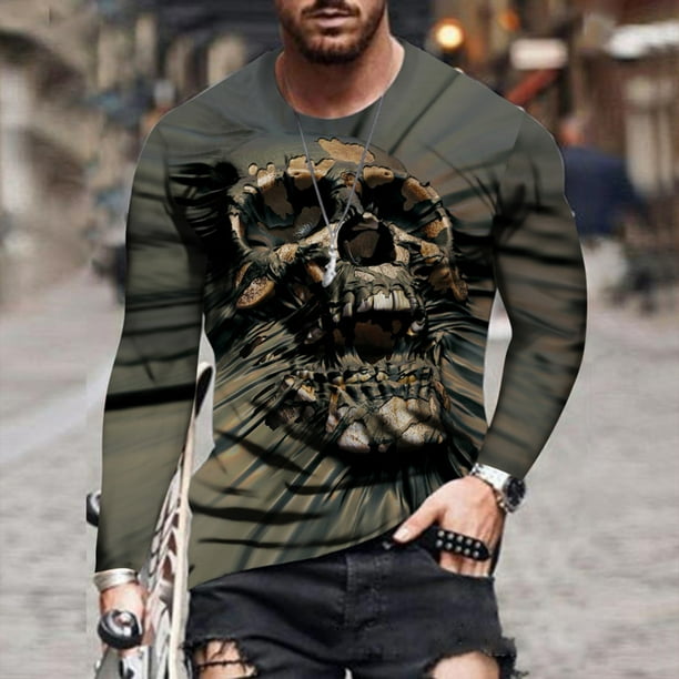 Camiseta de diario unisex para hombre Impresión 3D Estampados