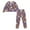 Purple-Ghost Pumpkin, variant on HELLHERO Halloween Pajama Set for Women Ghost Pumpkin Printed Sleepwear Casual 2 Piece Pjs Set Spider Web Printed Loungewear with Pockets, M