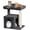 Dark Gray, variant on Cat Tree for Large Cat, 20.9 * 15.7in Large Perch Bed for Adult Cats, 22.8in Cat Tower with Scratching Post, Cat Condo with 2-Door for Indoor Cats, Dark Gray