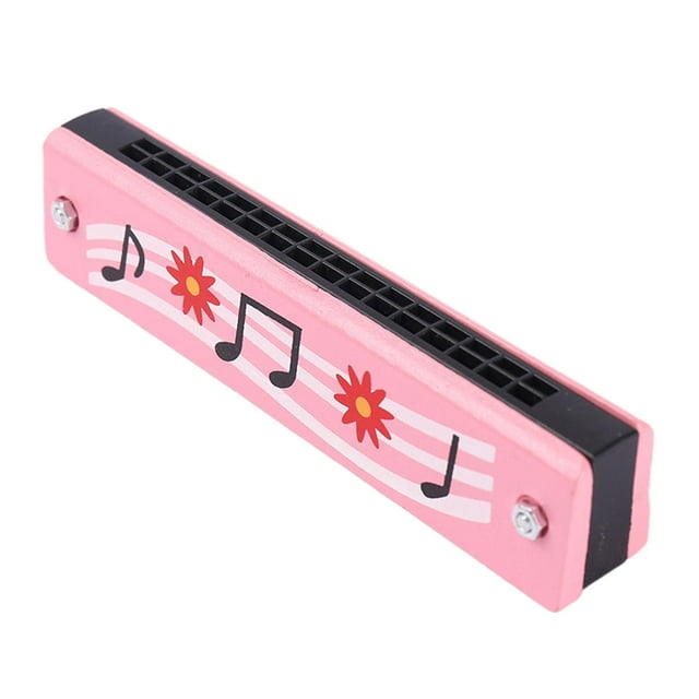 Esquirla Instrument de Musique Jouet Orgue à Bouche Dessin Animé pour Activité Familiale Débutant Rose