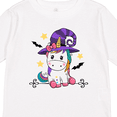 thumbnail image 4 of Inktastic Halloween Girls Unicorn Witch Girls Long Sleeve Toddler T-Shirt, 4 of 5