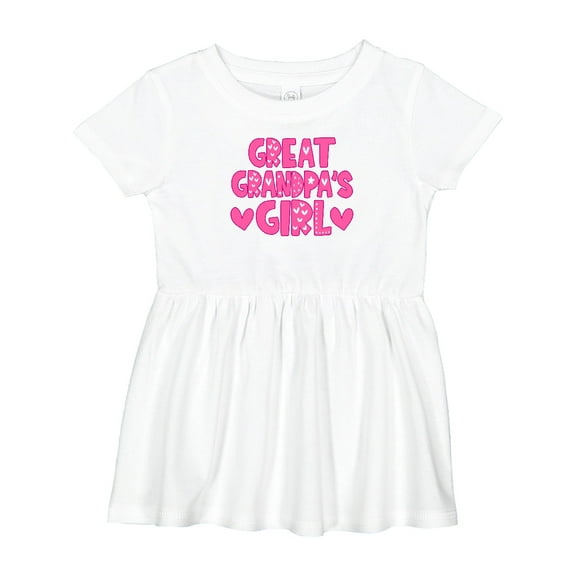 Inktastic Great Grandpa's Girl Granddaughter Girls Baby Dress