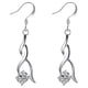 thumbnail image 1 of Aretes en espiral Spiral01 1Pza Espiral Plata Metal/Zirconia., 1 of 2