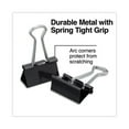 thumbnail image 5 of (6 pack) Universal Binder Clips, Medium, Black/Silver, 24 Count, 5 of 7