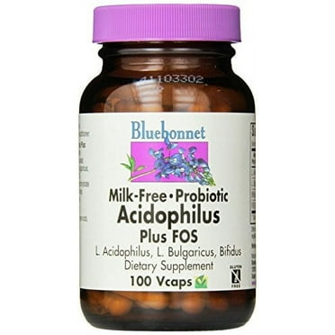Bluebonnet Nutrition Acidophilus Plus Vegetable Capsules, 100 Ct