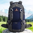 thumbnail image 2 of 50L Hiking Backpack for Men Women, Outdoor Camping Backpacking Backpack, Lightweight Travel Bag, Navy - 8013, 2 of 8