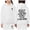 White, variant on Gunia Kids Girls Jesus Tracksuits Fleece 2 Piece Athletic Outfits Set Oversized Hoodie And Sweatpants Fall Winter Clothes,Size 1-9