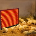 thumbnail image 1 of Coop Chicken Coop Heater 145 Watts Radiant Heat Chicken Heater Energy Efficient  Than Brooder Lamp Flat Panel Heater for Chicks Hens Dogs Cats and Other Pets Install by Stand, 1 of 7