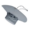 thumbnail image 3 of Sombrero de pesca transpirable de algodón y poliéster, sombrero de ala grande para el sol para hombre, verano, escalada de montaña, gris claro, 3 of 12